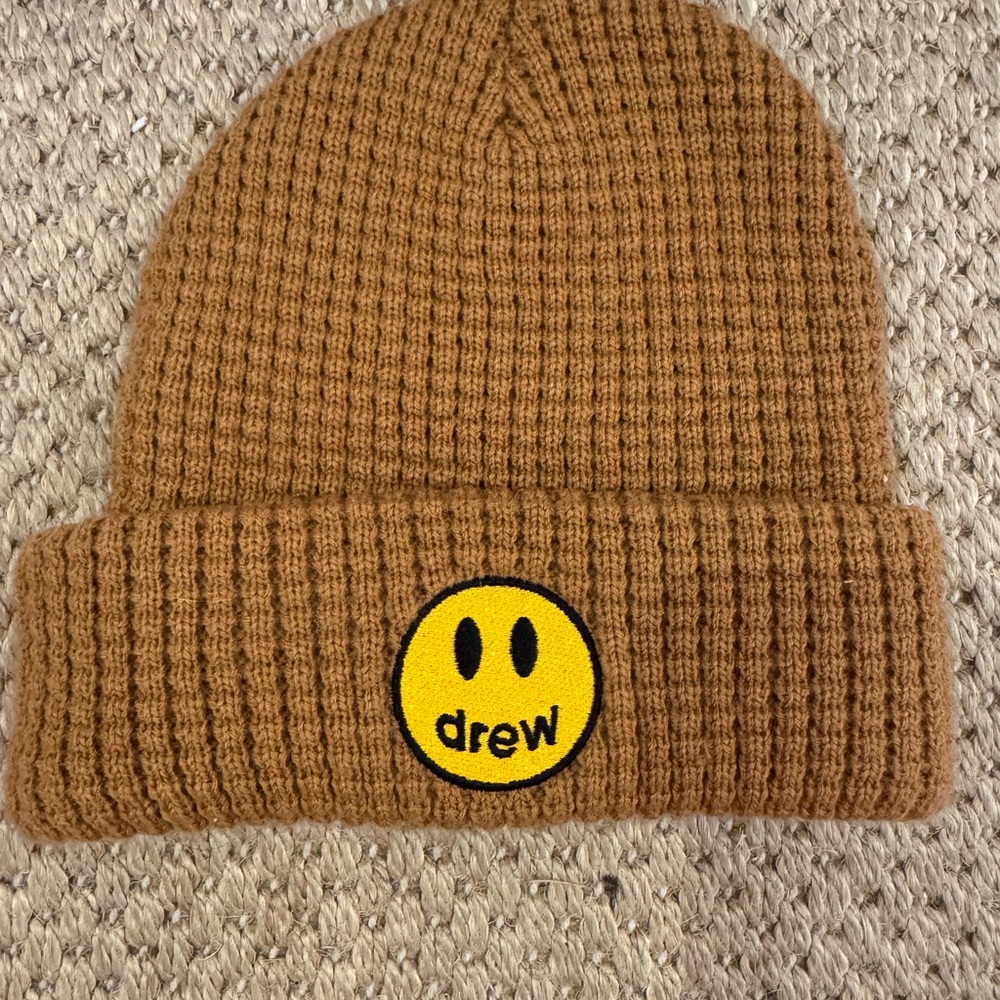 DREW HOUSE Justin Bieber Black Mascot Beanie-New no tag. Unisex
